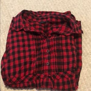 Cute Flannel Top